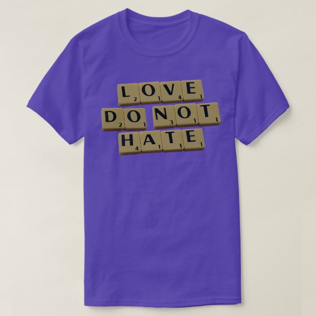 T-shirt L'amour ne déteste pas (Design devant)