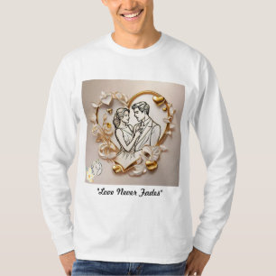 T-shirt "L'amour ne faiblit jamais"
