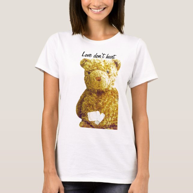 T-shirt L'amour ne fait pas mal_ (Devant)