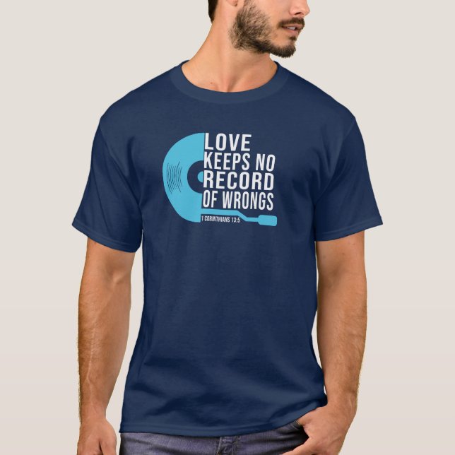 T-shirt L'amour ne garde aucun compte-rendu des erreurs Ho (Devant)