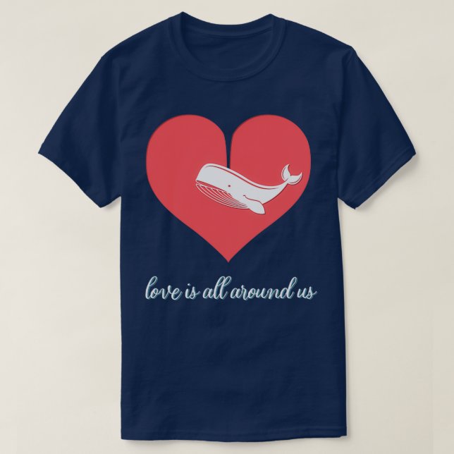 T-shirt L'Amour Nous Entoure (Design devant)
