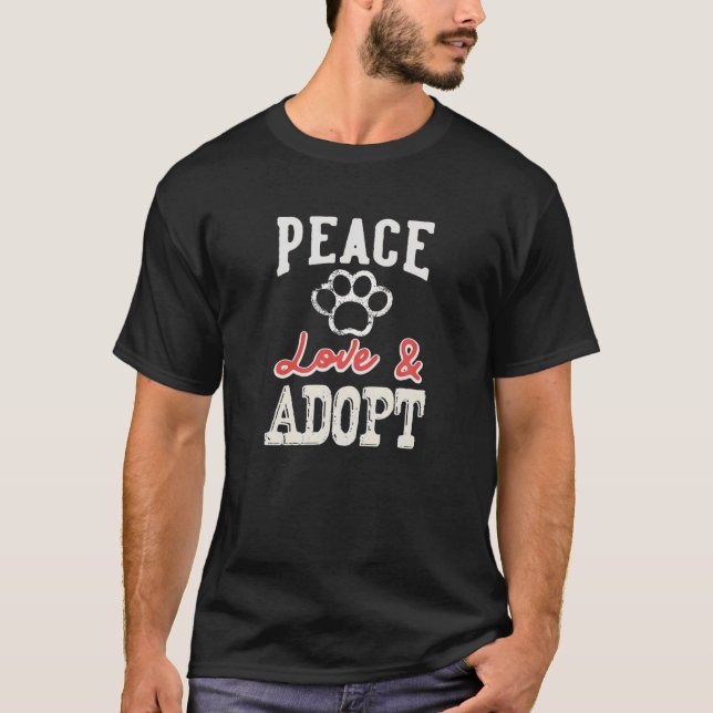 T-shirt L'amour pour la paix (Devant)