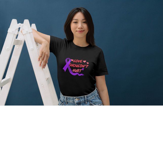 T-shirt L'amour pour la sensibilisation à la violence dome (Créateur téléchargé)