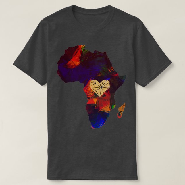 T-shirt L'amour pour l'Afrique (Design devant)