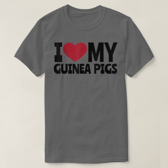 T-shirt L'amour pour les Cochons de Guinée (Design devant)