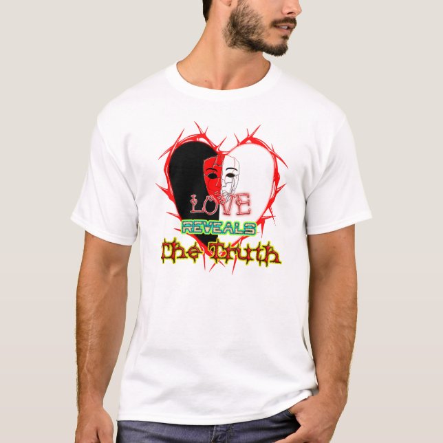 T-shirt L'amour révèle la vérité (Devant)