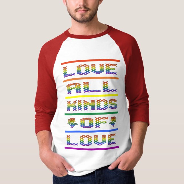 T-shirt L'amour, toutes sortes d'amour (Devant)