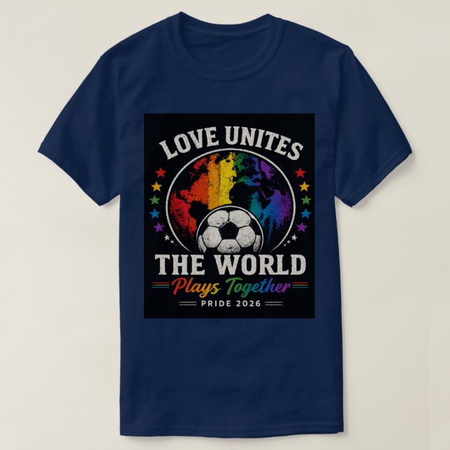 T-shirt L'amour unit le monde (Design devant)