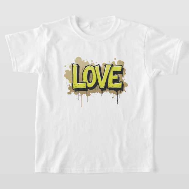 T-shirt L'amour urbain fleurit (Poser)