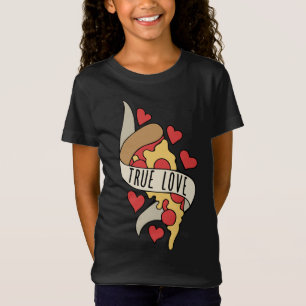 T-Shirt L'amour véritable est la pizza