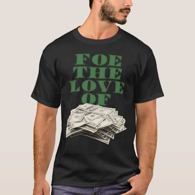 T-shirt l'amourd'argentfamille verte (Devant)
