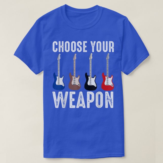 T-shirt L'Amoureux De La Musique De Guitare Choisir Son Ar (Design devant)