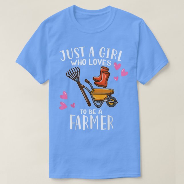 T-shirt L'Amoureux De L'Agriculture Agricole Juste Une Fil (Design devant)
