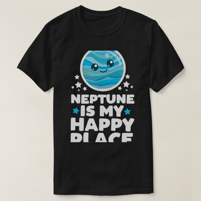 T-shirt L'amoureux de l'astronomie Neptune est mon endroit (Design devant)