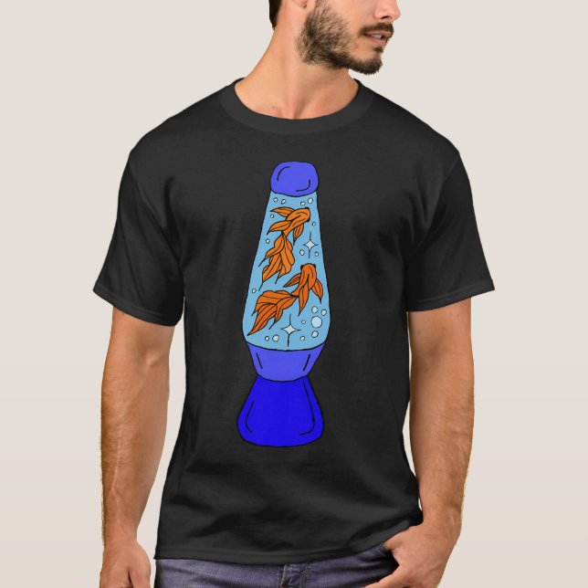 T-shirt lampe à lave poisson Koï (Devant)