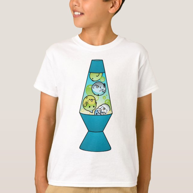 T-shirt Lampe Budgie Lava (Devant)