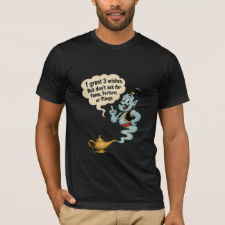 T-shirt Lampe de Génie Magique Drôle Bulle de Discussion C