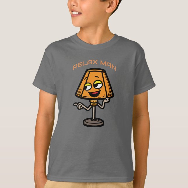 T-shirt Lampe de relaxation dessin animé (Devant)