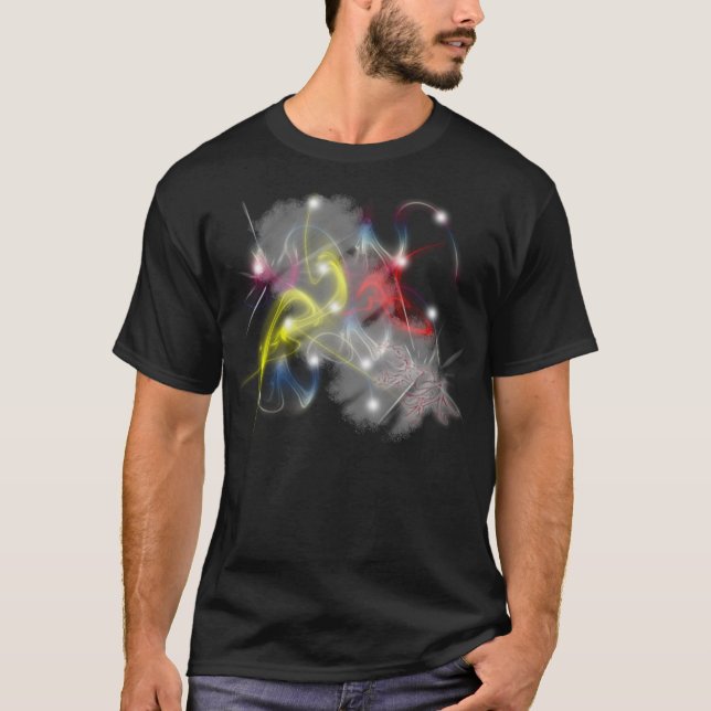 T-shirt Lampes au néon - grenouille (Devant)