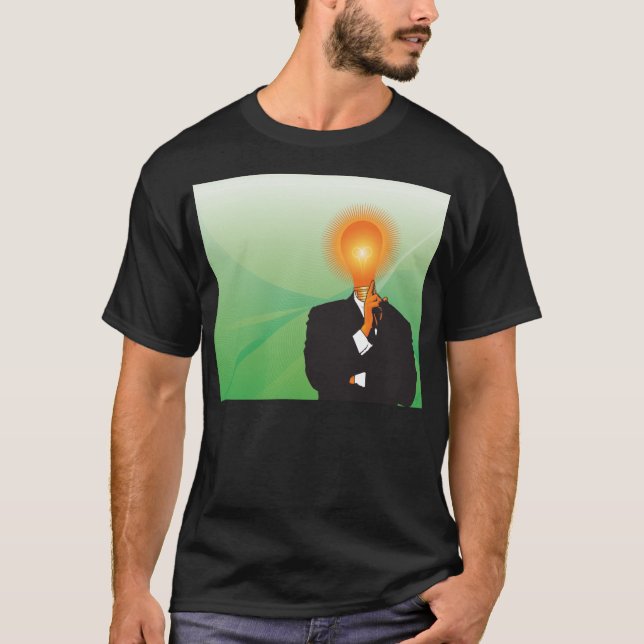 T-shirt L'ampoule la plus lumineuse dans le tiroir de (Devant)