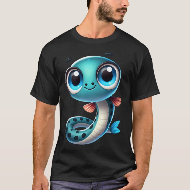 T-shirt Lamproie adorable poisson (Devant)