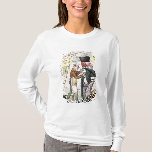 T-shirt L'amusement d'un autocollant de Bill, 1820 (Devant)