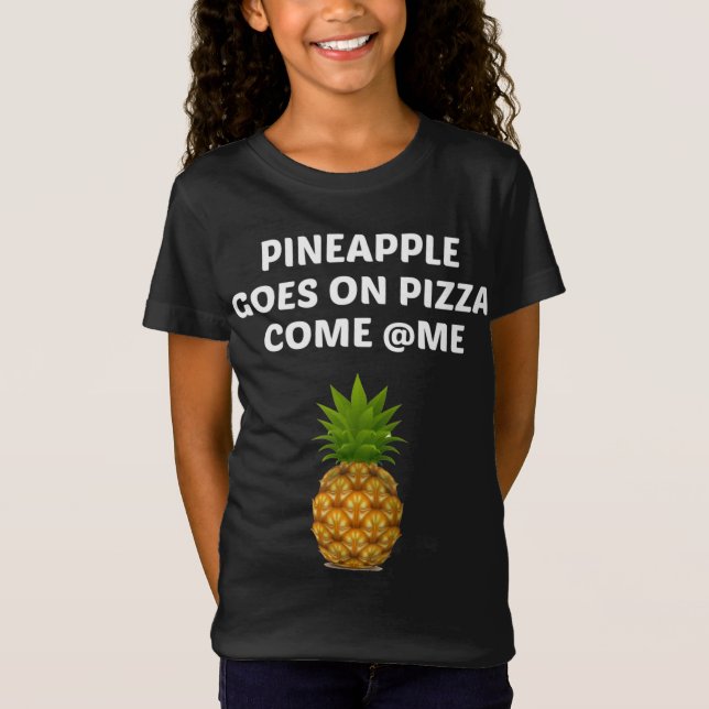 T-Shirt L'Ananas Passe À La Pizza (Devant)