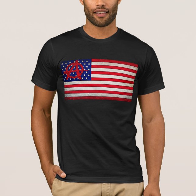 T-shirt L'anarchie aux USA (Devant)