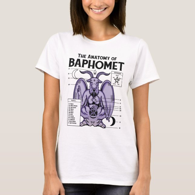 T-shirt L'Anatomie De Baphomet (Devant)