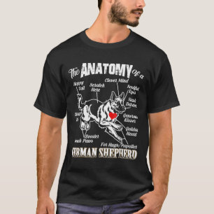 T-shirt L'Anatomie D'Un Berger Allemand