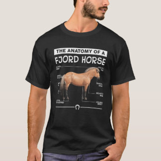 T-shirt L'Anatomie D'Un Cheval De Fjord
