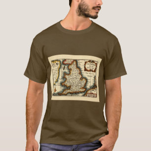 T-shirt Lancashire Comté Angleterre Ancien Antiquaire Cart