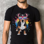T-shirt Lancashire Heeler avec lunettes de soleil Design c<br><div class="desc">Montrez votre amour pour le Lancashire Heeler avec ce t-shirt dynamique et élégant ! Doté d'un Heeler ludique portant des lunettes de soleil branlantes contre un arrière - plan éclatant coloré, cette chemise est parfaite pour les amoureux de les chiens qui aiment faire une déclaration. Fabriqué en tissu doux et...</div>