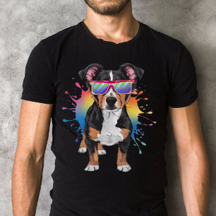 T-shirt Lancashire Heeler avec lunettes de soleil Design c