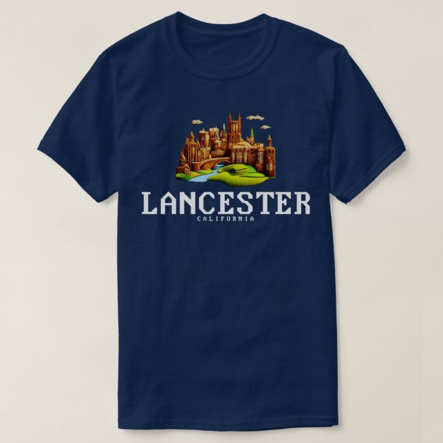 T-shirt Lancaster Californie (Design devant)