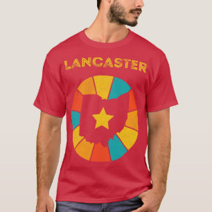 T-shirt Lancaster Ohio Souvenir Vintage en détresse 1