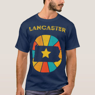 T-shirt Lancaster Pennsylvania Vintage Souvenir désorganis
