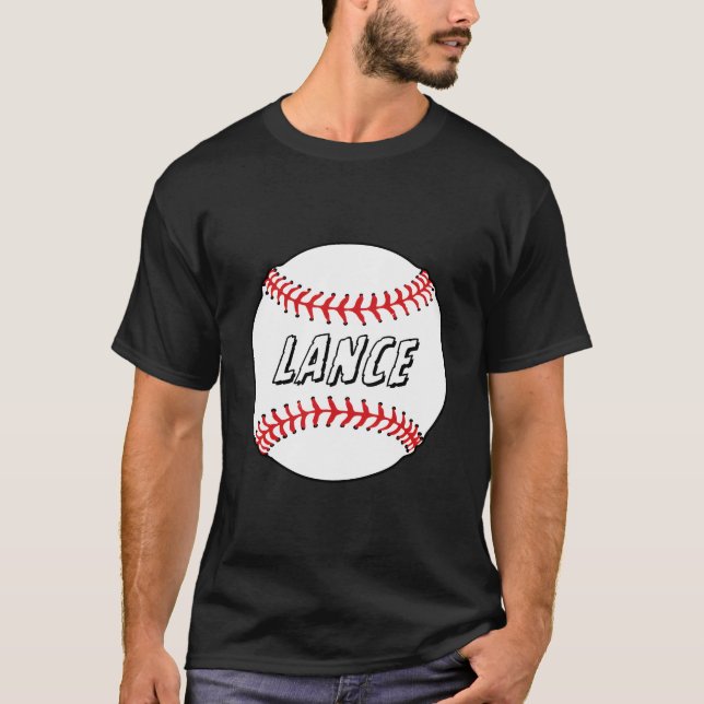 T-shirt Lance de célébration sportive personnalisée avec n (Devant)