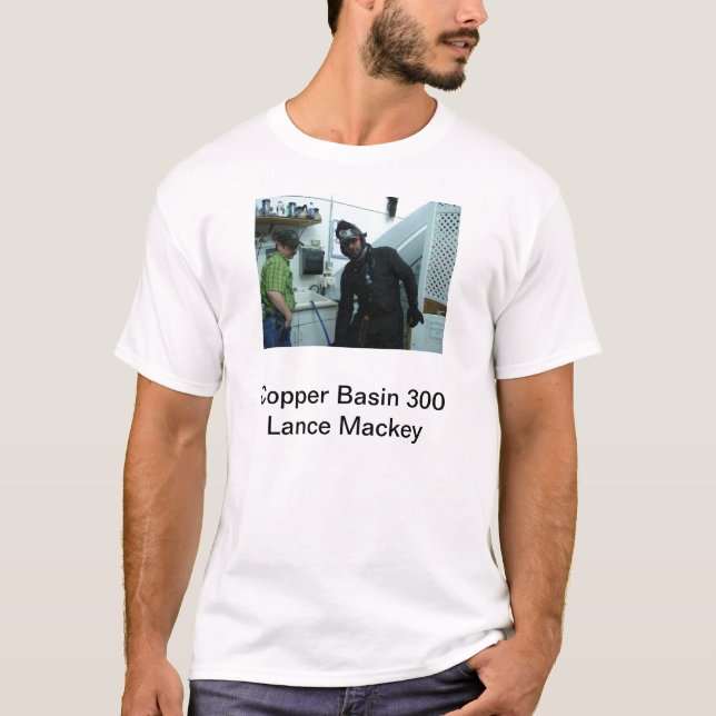 T-shirt Lance Mackey de musher de chien de traîneau (Devant)
