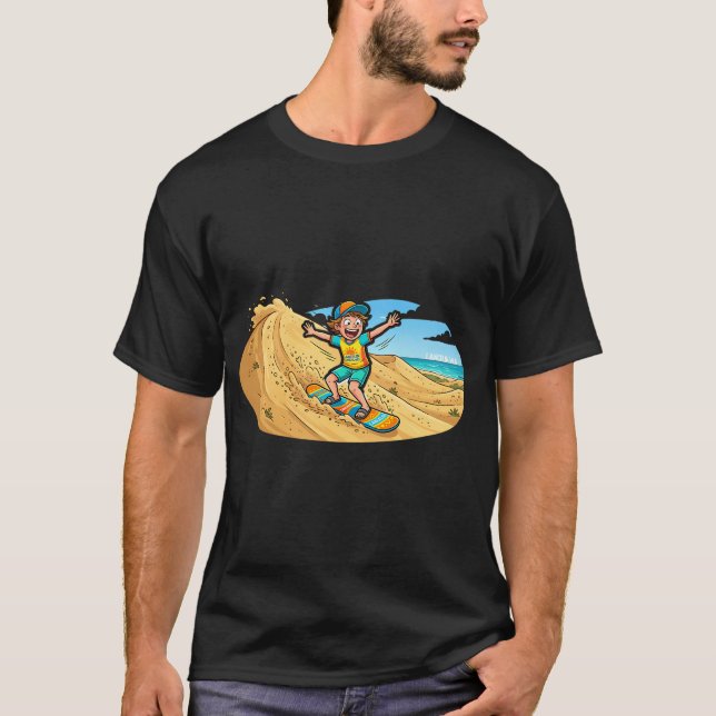T-shirt Lancelin Sandboarding Australie-Occidentale Roadtr (Devant)