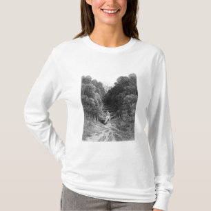 T-shirt Lancelot approche le château chez Astolat