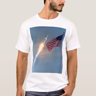 T-shirt Lancement d'Apollo 11, avec le drapeau, la NASA