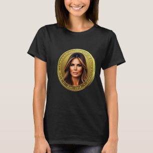 T-shirt Lancement de la monnaie Trump et Melania Meme Coin