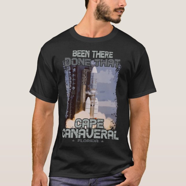 T-shirt Lancement de la station spatiale Cape Canaveral Sp (Devant)