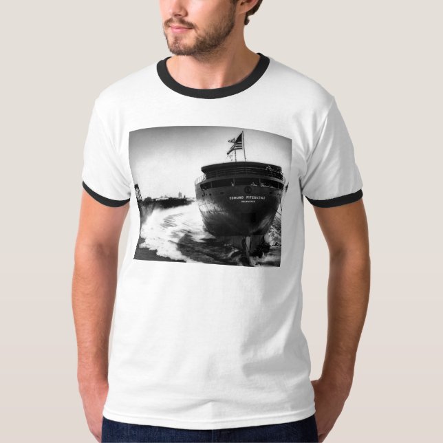 T-shirt Lancement d'Edmund Fitzgerald 6-8-1958 (#3) (Devant)