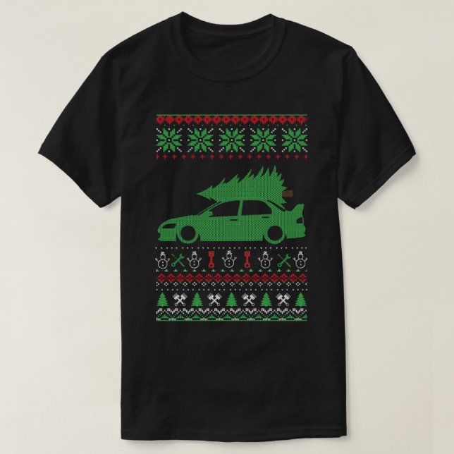 T-shirt Lancer-Cadeau Lancer Evo Evolution 7 8 9 Viii Vii  (Design devant)