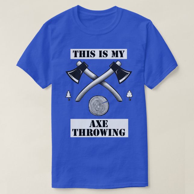 T-shirt lancer de hache 128 (Design devant)