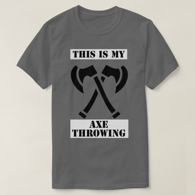 T-shirt lancer de hache 57 2 (Design devant)