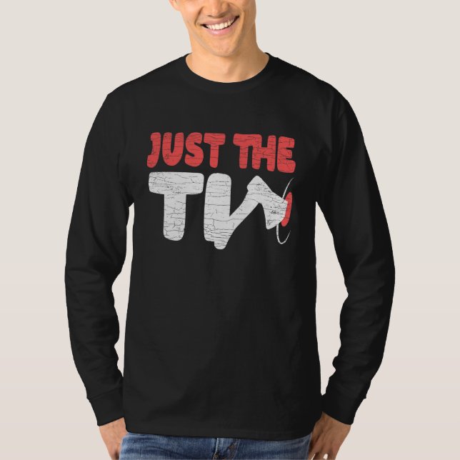 T-shirt Lancer de hache juste la pointe (Devant)