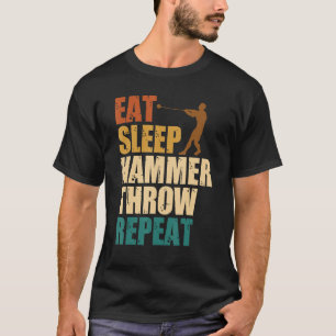 T-shirt Lancer De Marteau Athlétisme Piste Terrain Athléti